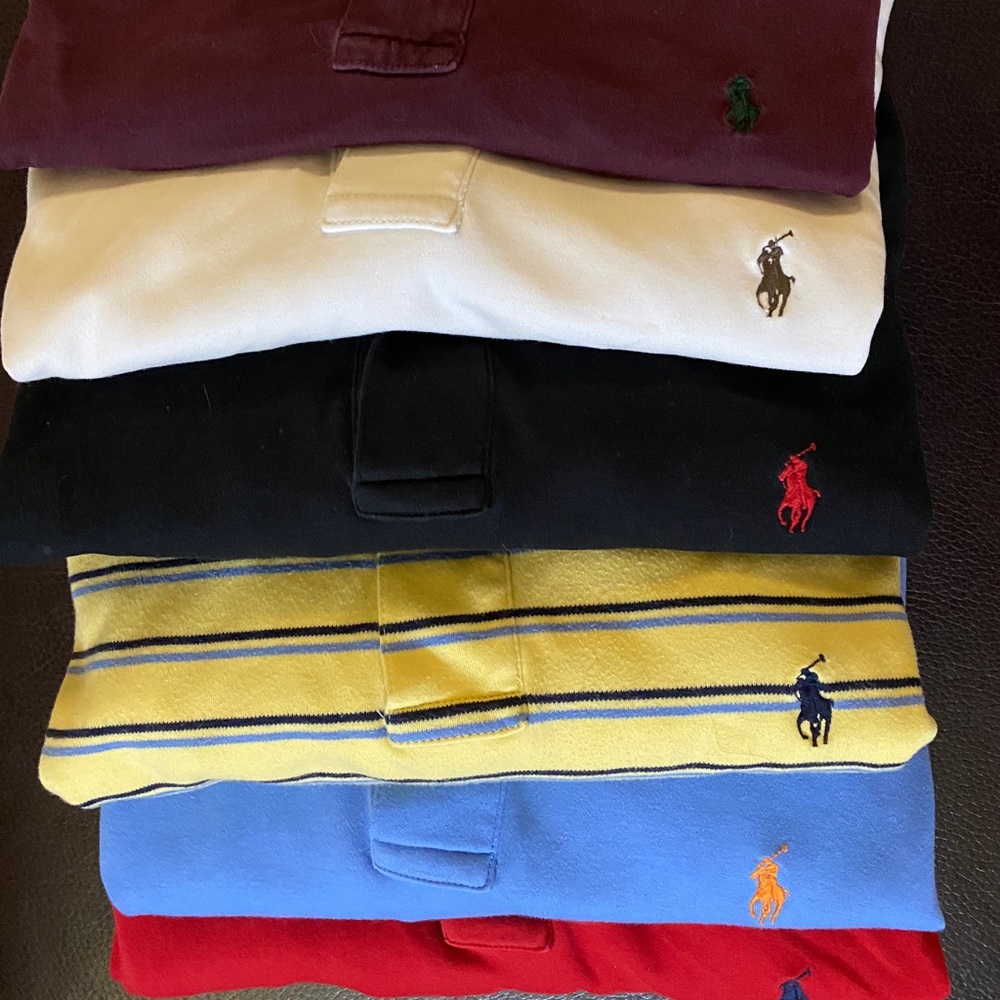 6 Large Polo Shirts